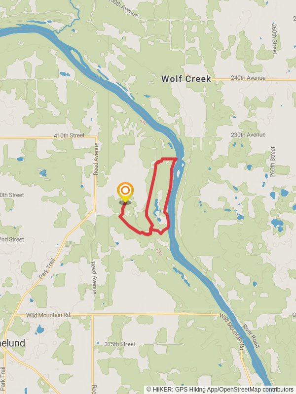 Amik's Pond Loop via Saint Croix River