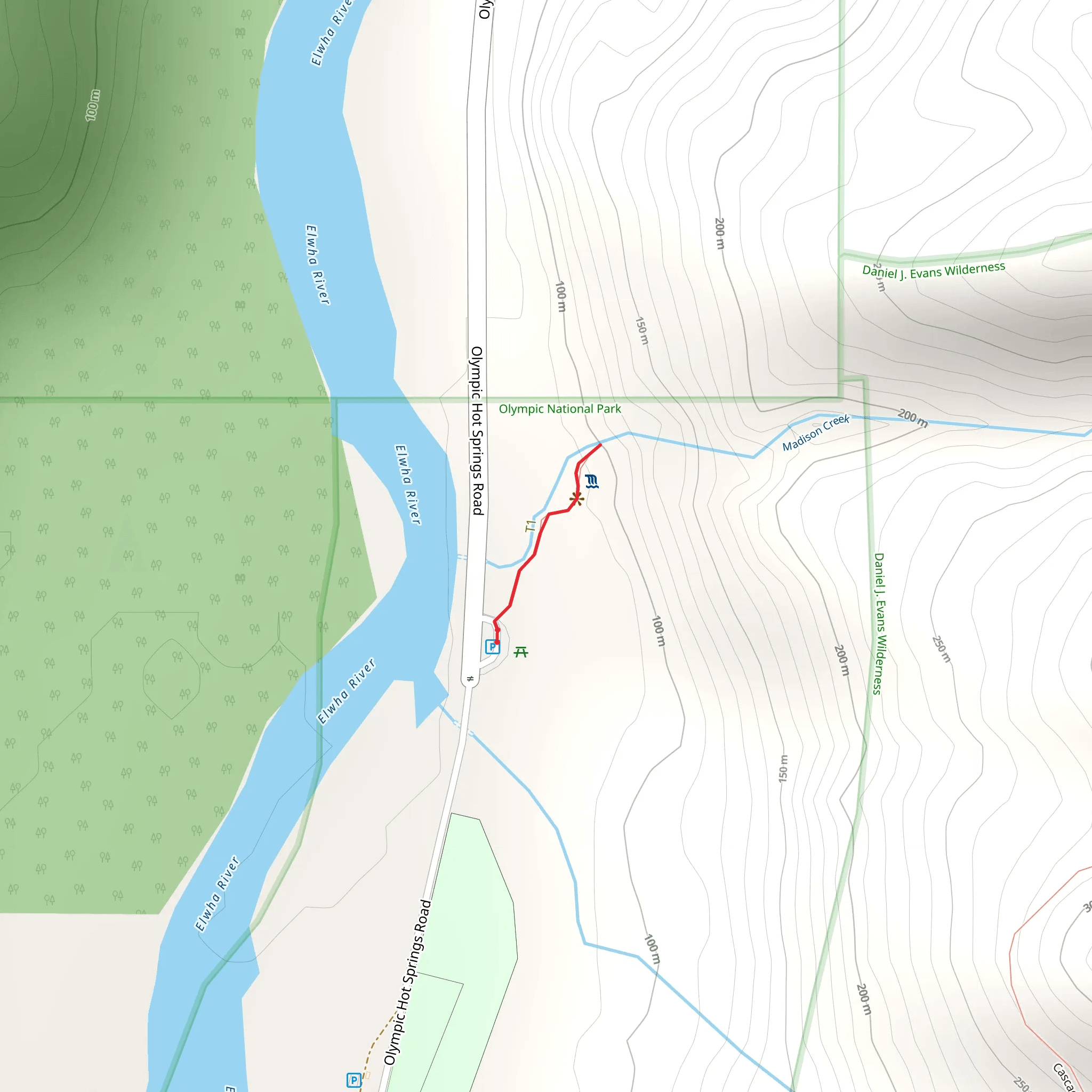 Madison Falls Nature Trail mobile static map