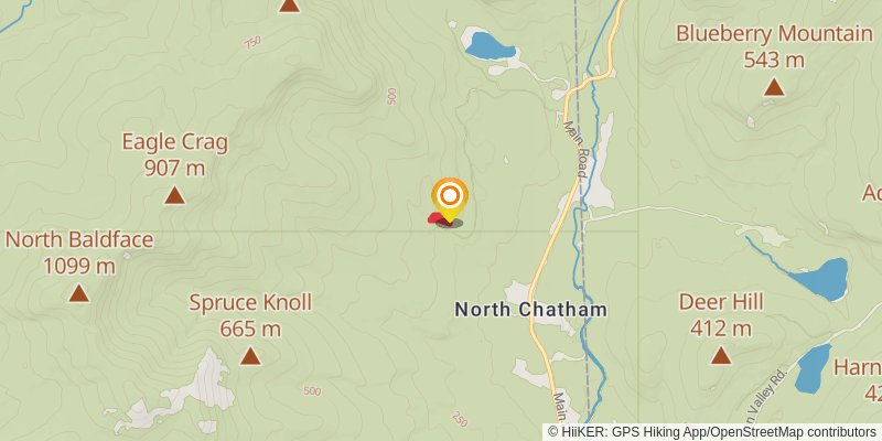 Mount Meader Trail spur 1 Map