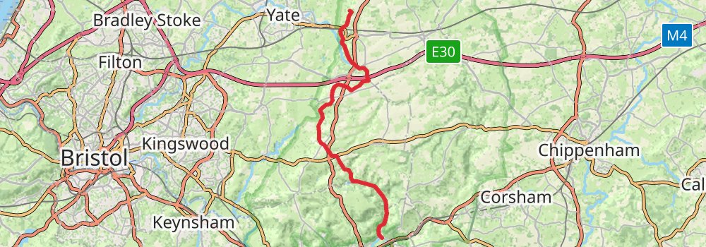 Land's End To John O'Groats stage 23 Map