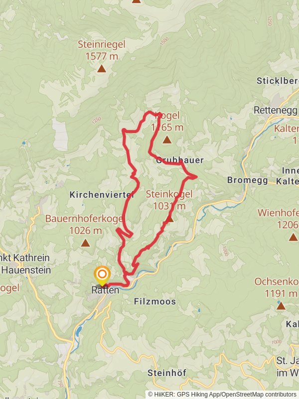 Kogel Mining Loop Trail mobile static map