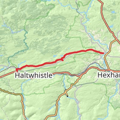 Hadrian’s Wall Path (West to East) 4-Day Gentle Tour (Hillwalk Tours) mobile static map