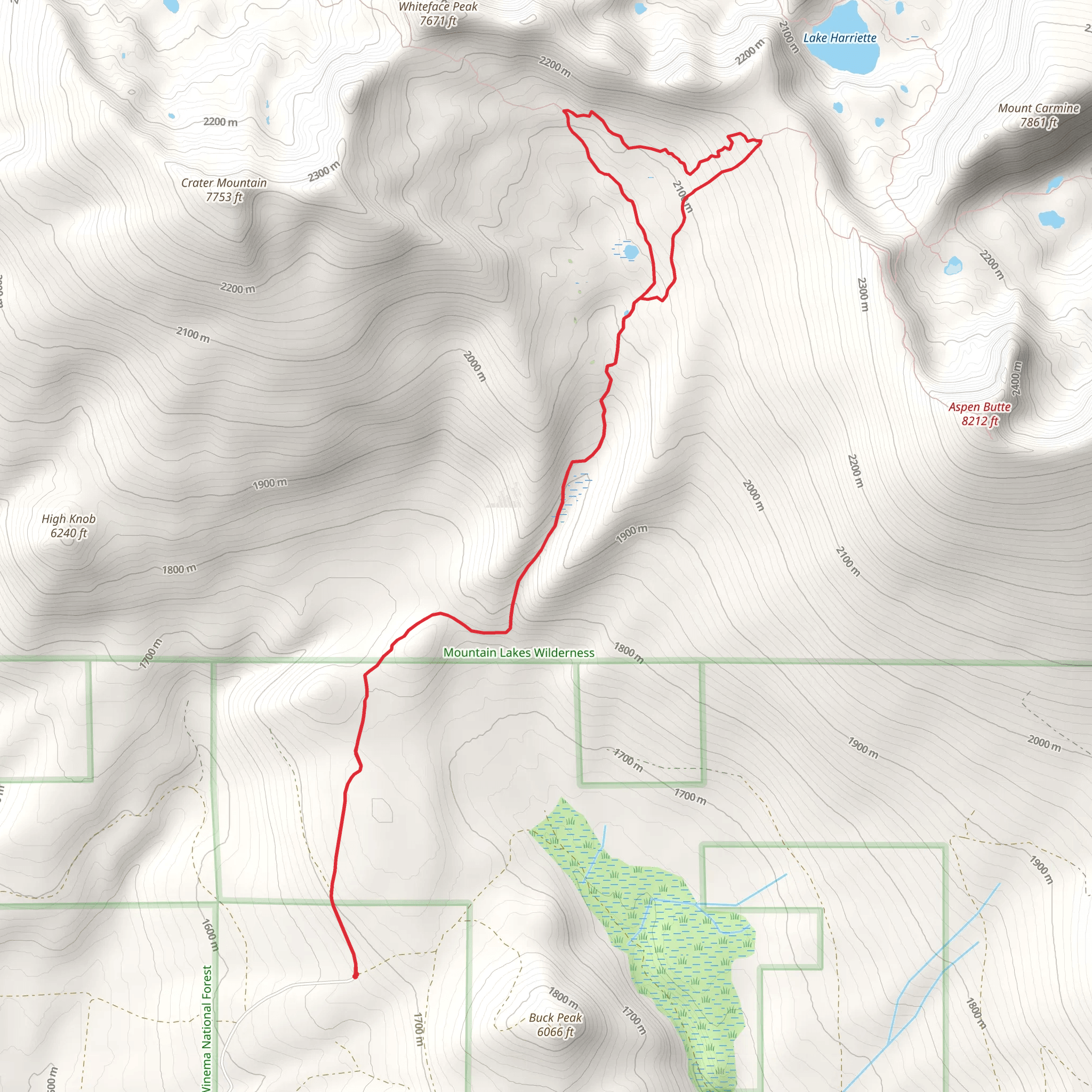 Clover Creek Loop mobile static map