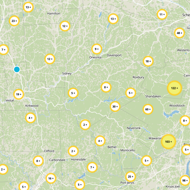 Delaware County Static Map