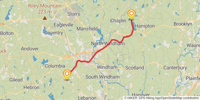 Air Line State Park Trail stage 3 Map