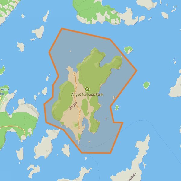 Ängsö National Park mobile static map