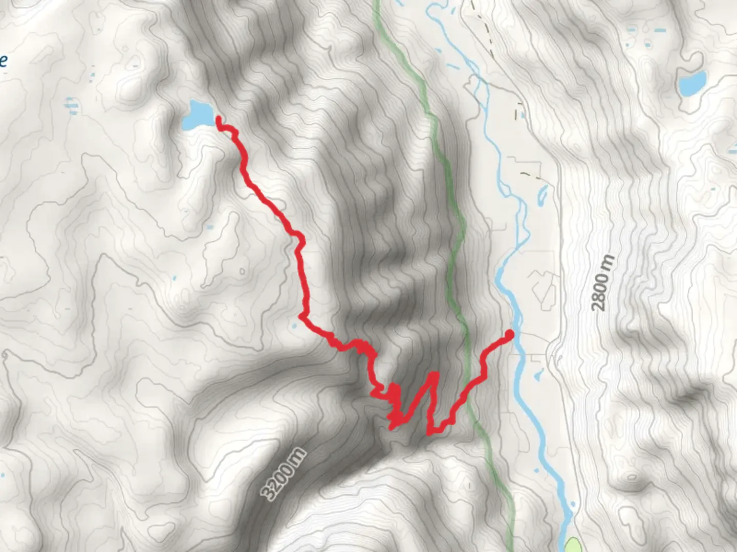 An image depicting the trail Ruybalid Lake Trail and its surrounding area.