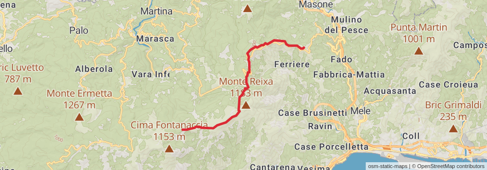 Sentiero Italia - Alps Section stage 190 Map