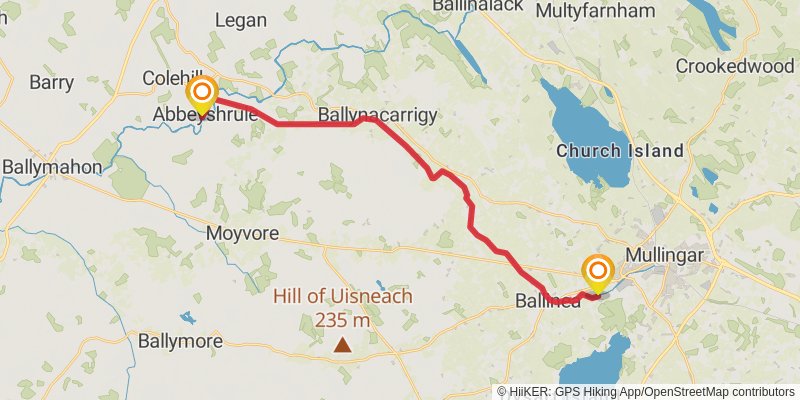 National Famine Way stage 3 Map