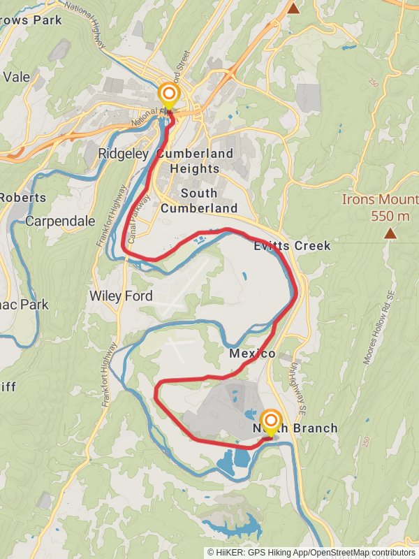 Chesapeake and Ohio Canal Trail - Cumberland