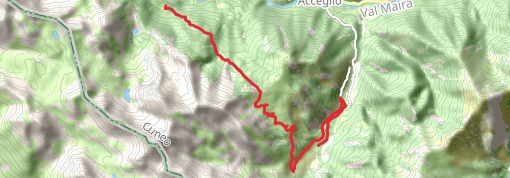 Via Alpina - Red Trail stage 119 Map