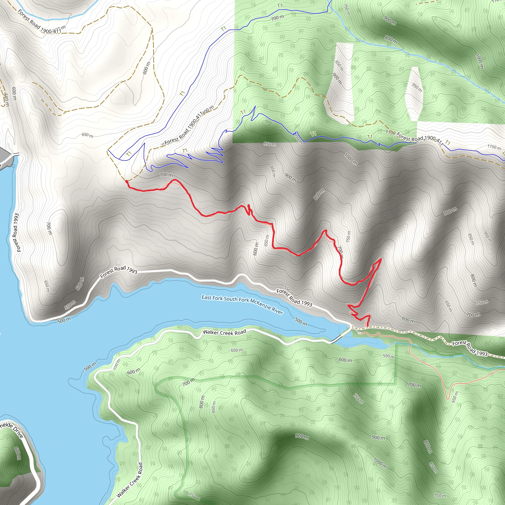 Echo Trail mobile static map