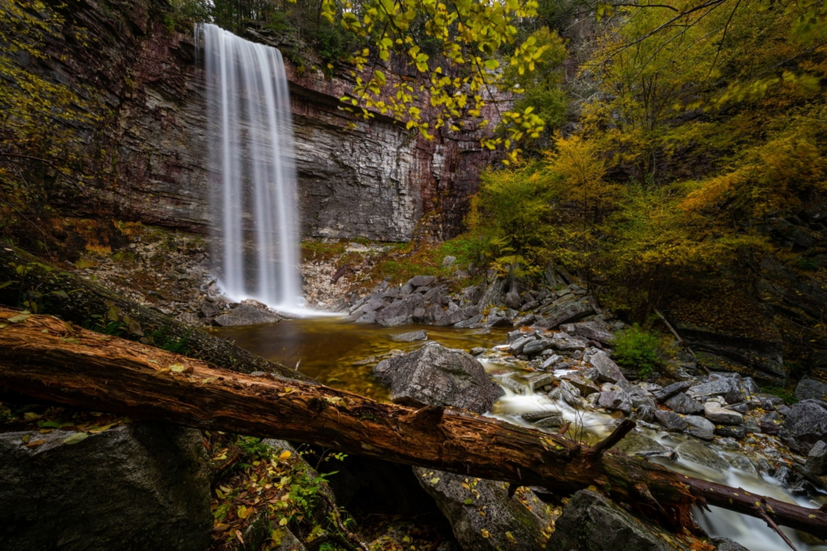 An image depicting the trail Stony Kill Falls Trail and its surrounding area.