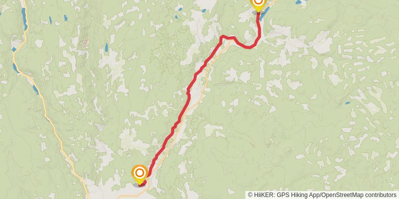 Kettle Valley Rail Trail stage 24 Map