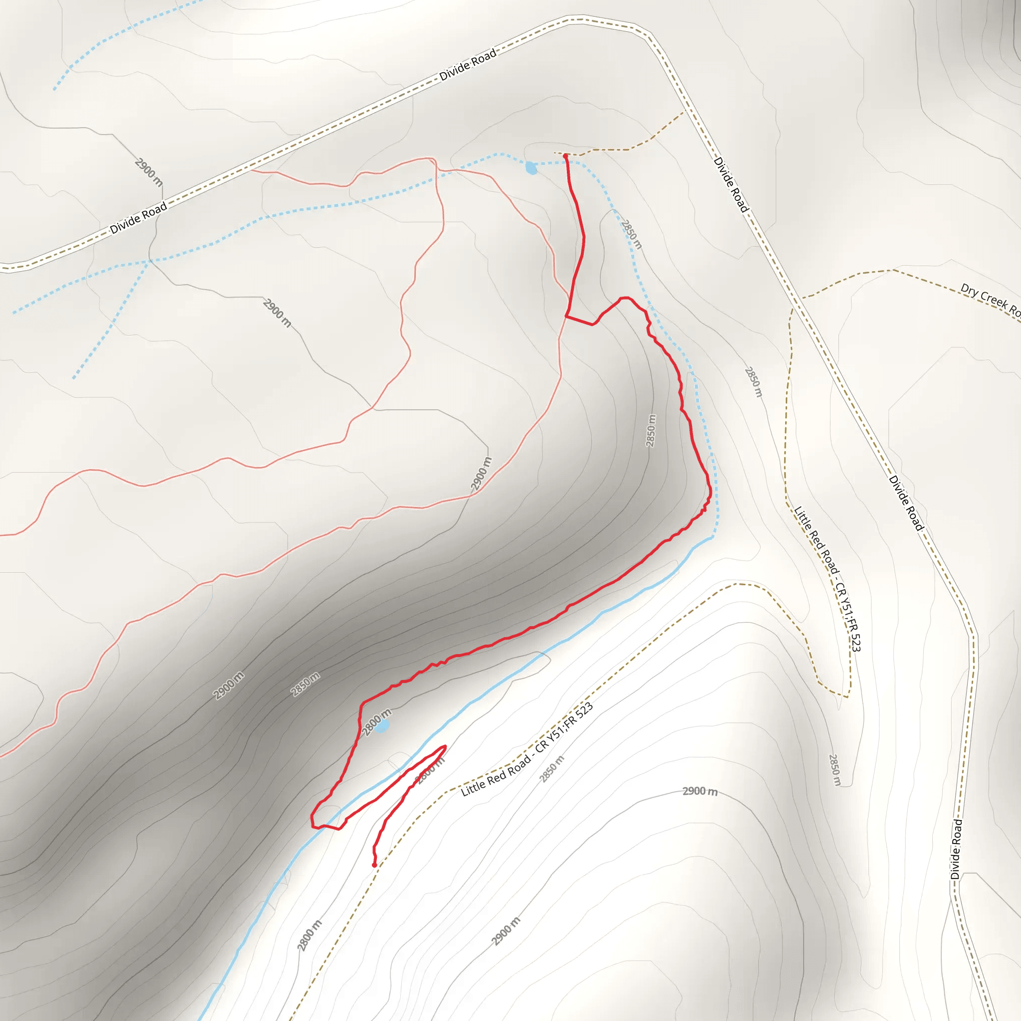 Little Red Trail mobile static map