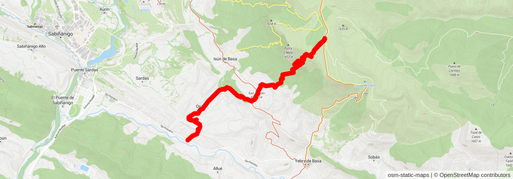 Osan - Santa Orosia PR HU 94 stage 2 Map