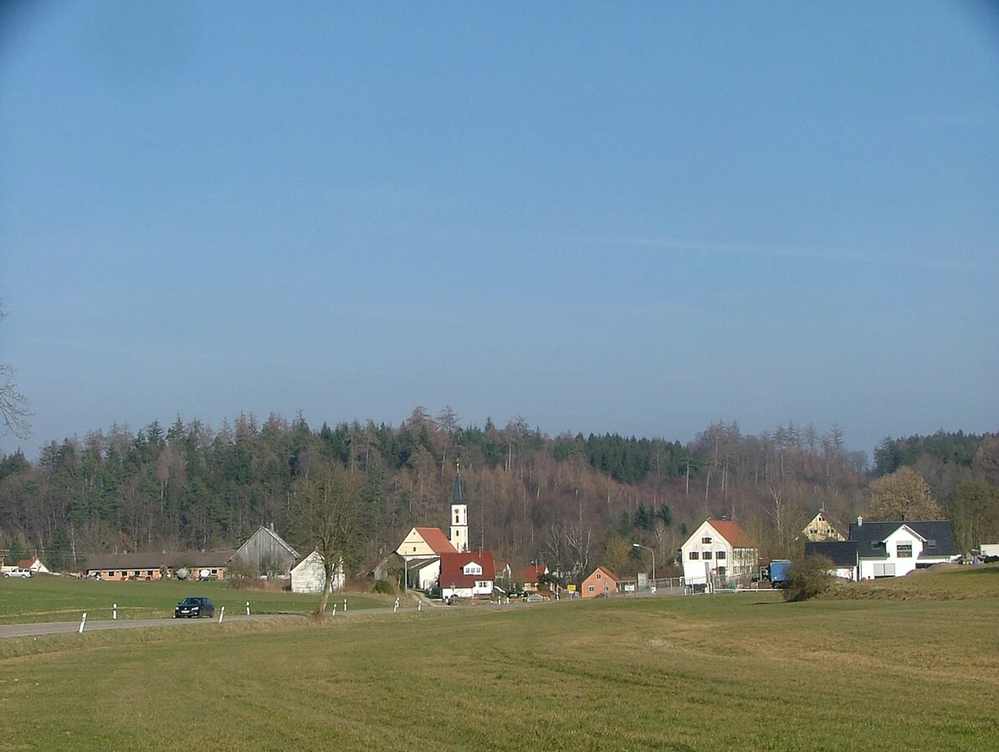 An image depicting the trail Badsee to Insy im Allgau Walk and its surrounding area.