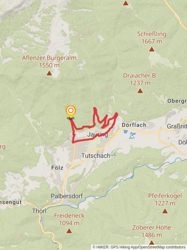 Hob mi gern Steig - Aflenz mobile static map