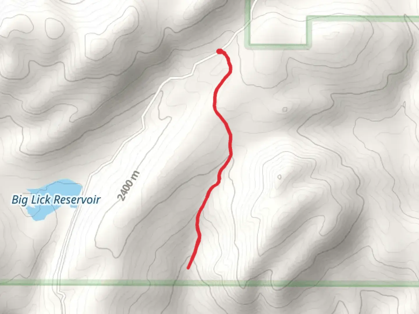 An image depicting the trail Gooseberry Creek Trail and its surrounding area.