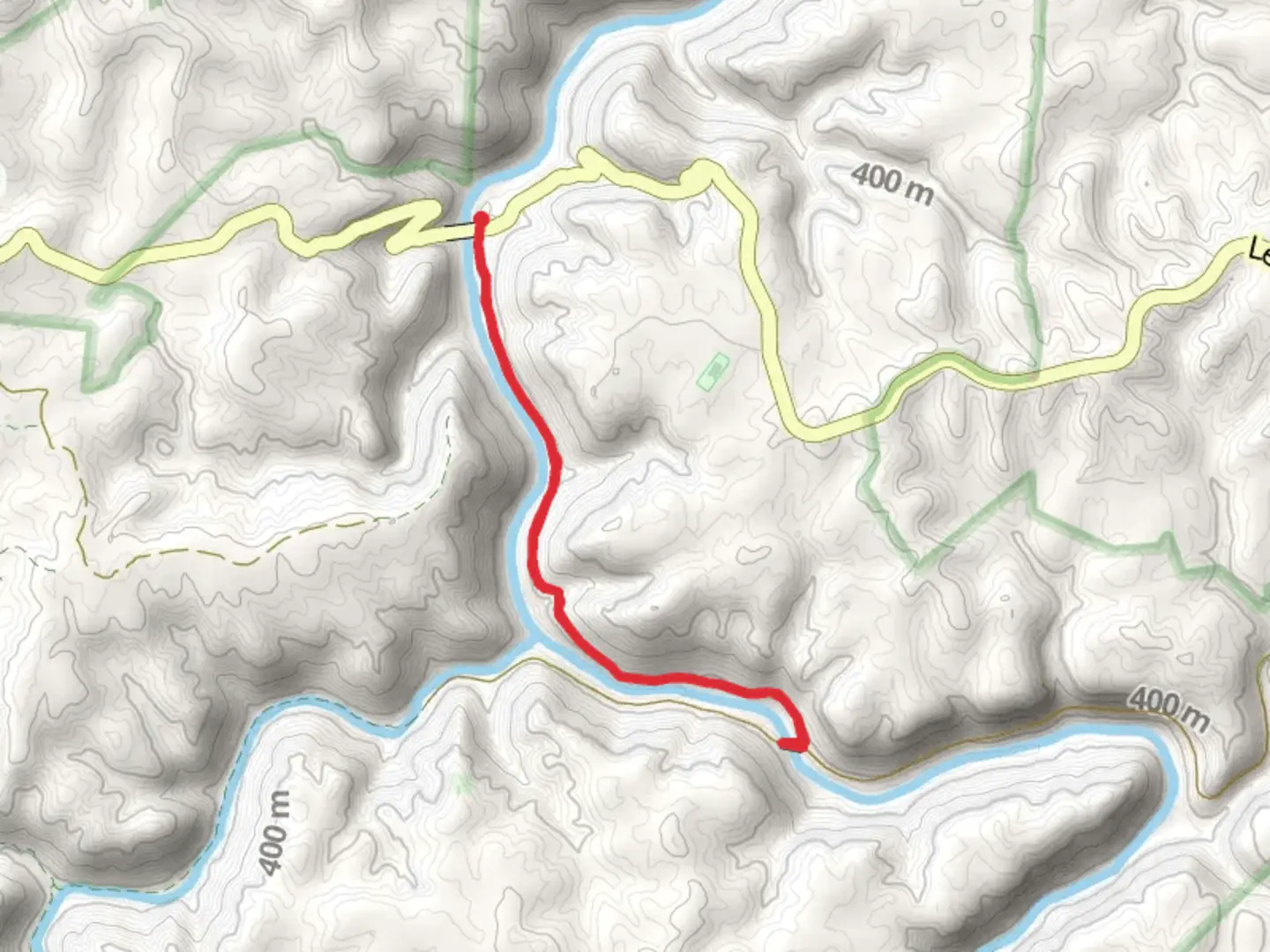 An image depicting the trail John Muir Trail - Leatherwood Road and its surrounding area.