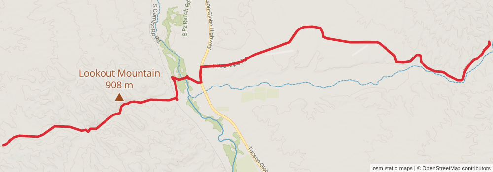 Grand Enchantment Trail stage 12 Map
