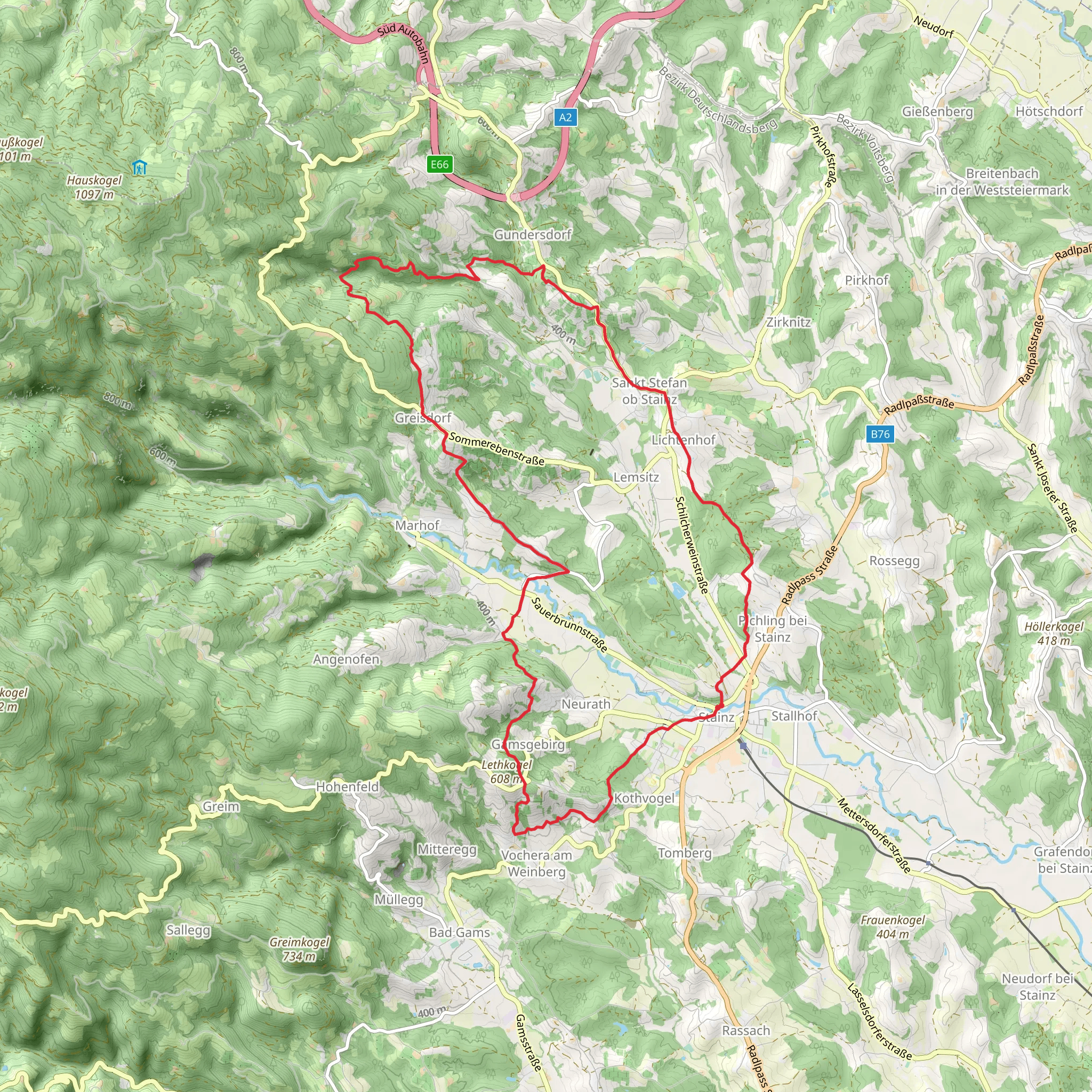Schilcher Circular Route via Vochera mobile static map