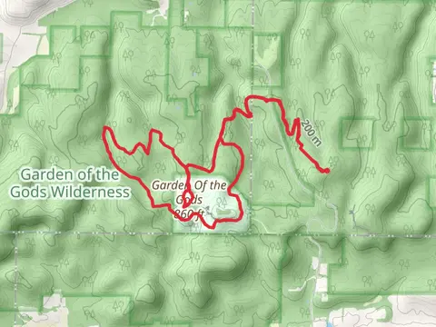 Garden Of the Gods Loop from Shawnee Forest Road