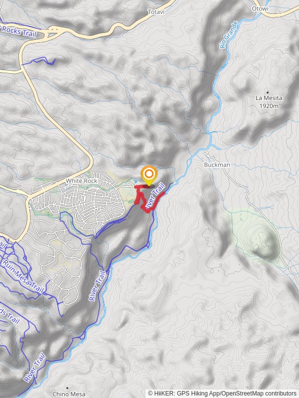 Blue Dot and White Rock Canyon Rim Loop Trail