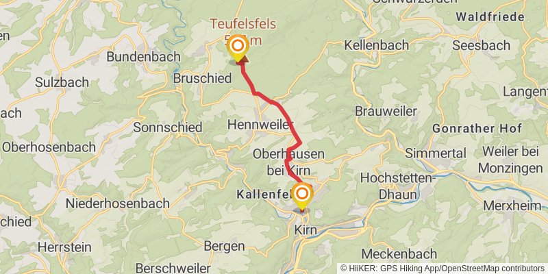 Soonwaldsteig alt 1 Map