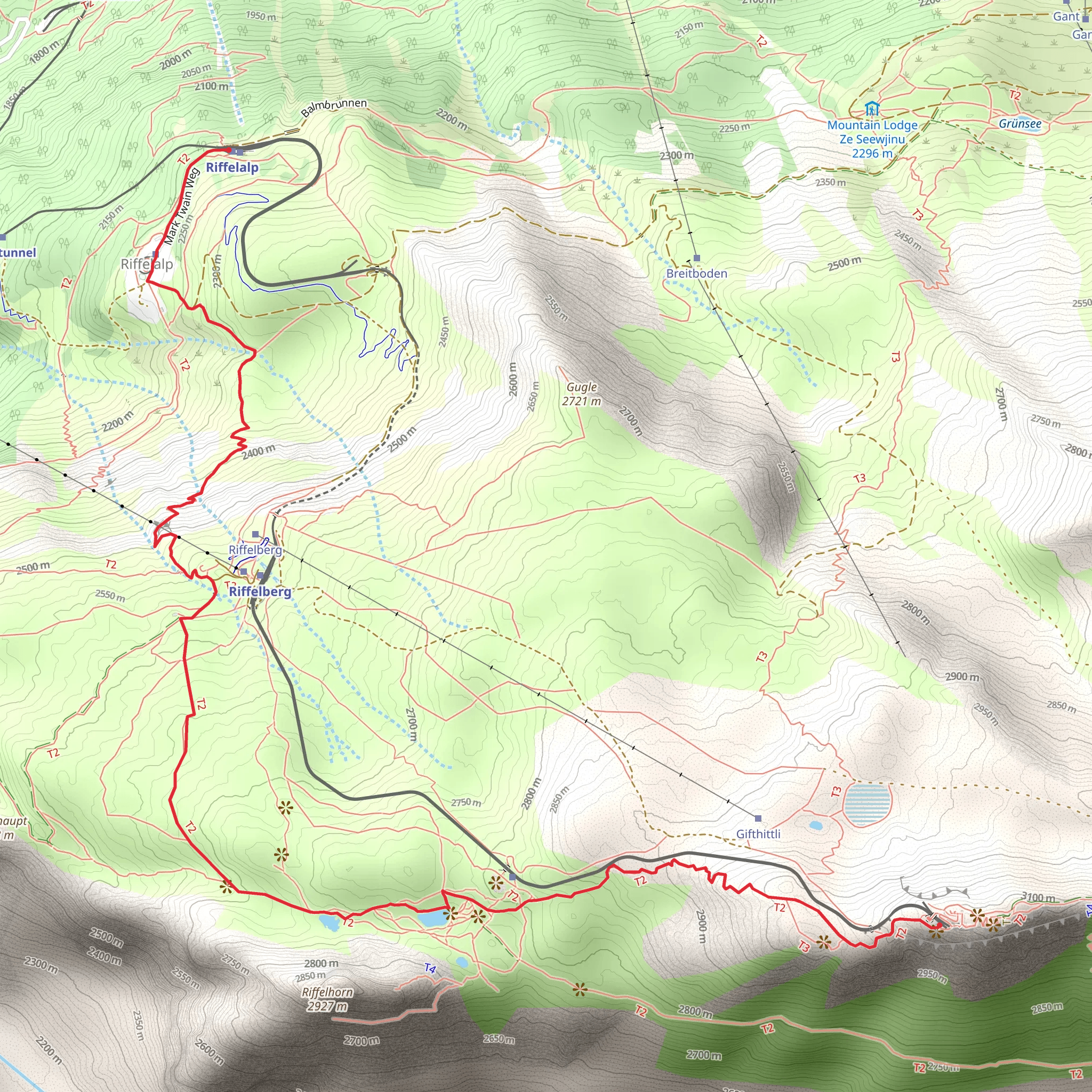 Swiss Topwalk - Nr 23 mobile static map