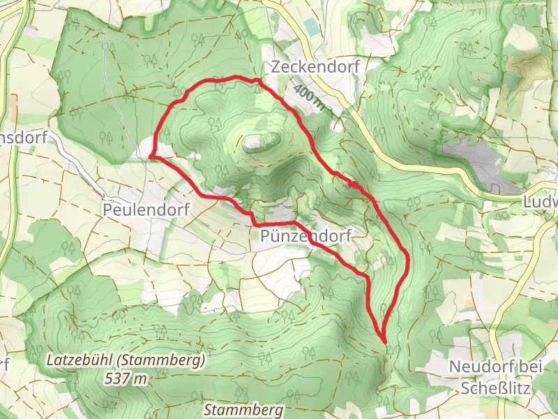 Gugel, Schrautersdorf and Krippenholz Loop