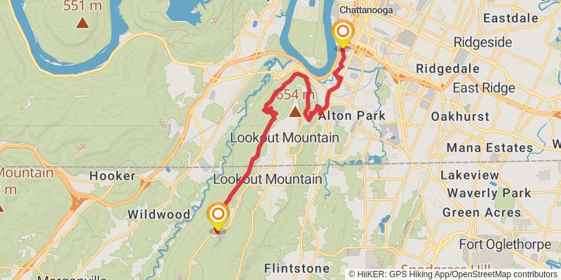 Great Eastern Trail (Incomplete) stage 44 Map