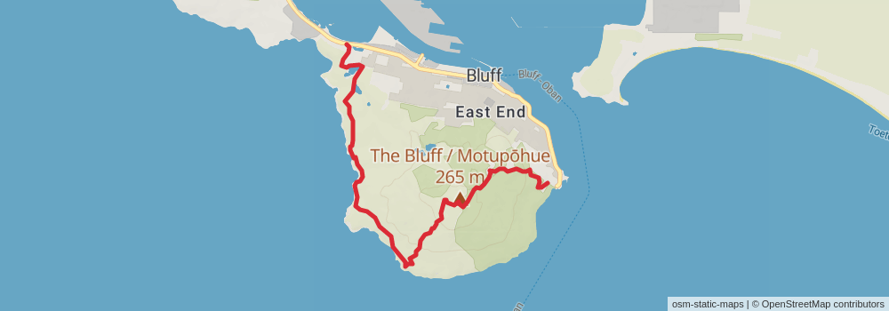 Te Araroa Trail stage 180 Map