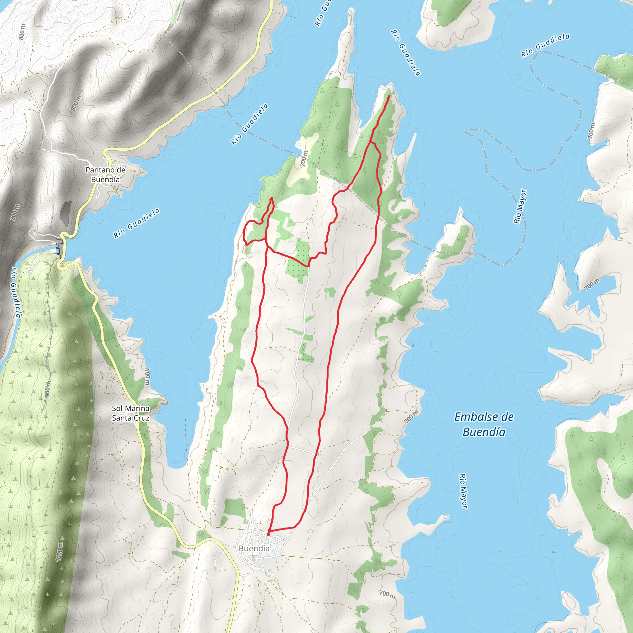 Route of the Faces PR CU 46 mobile static map