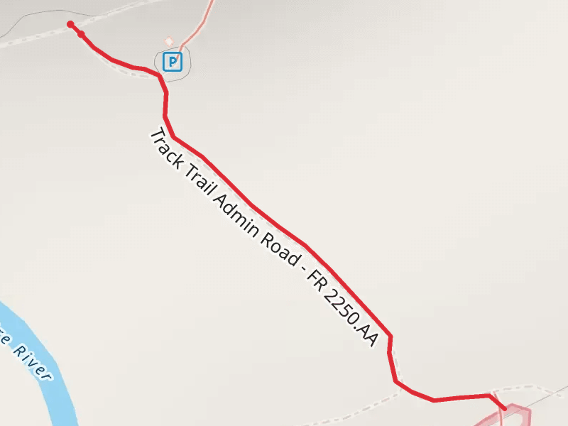 Track Site Spur Trail mobile static map