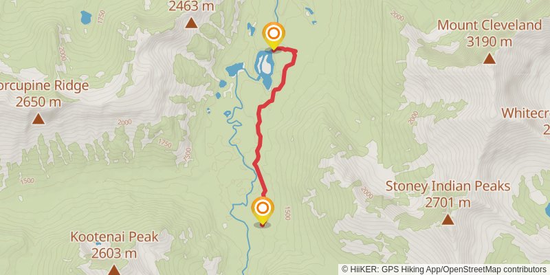 Swift Current Loop spur 2 Map