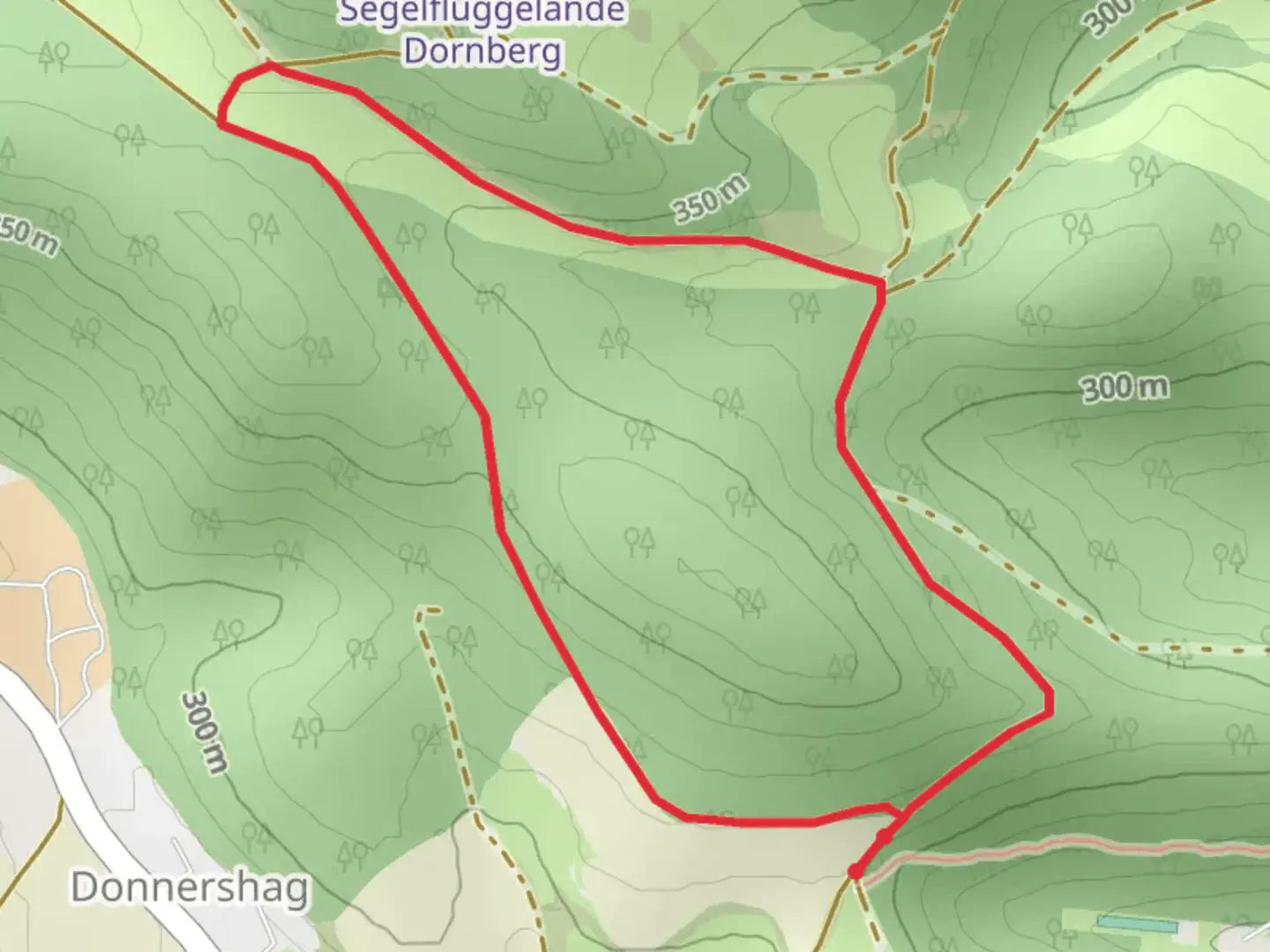 An image depicting the trail Rodenberg Loop and its surrounding area.