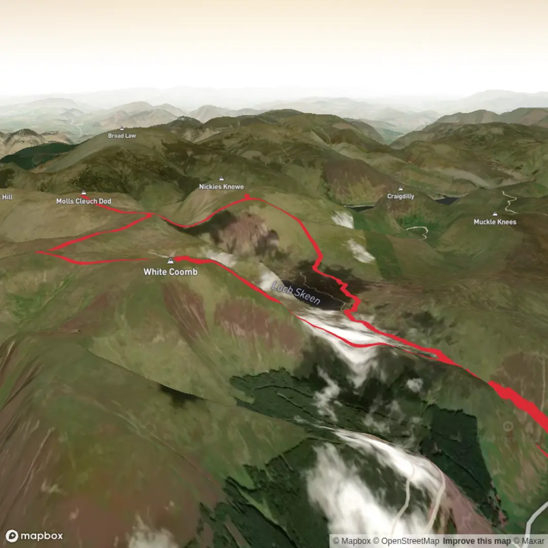 An image depicting the trail Grey mare trail and its surrounding area.