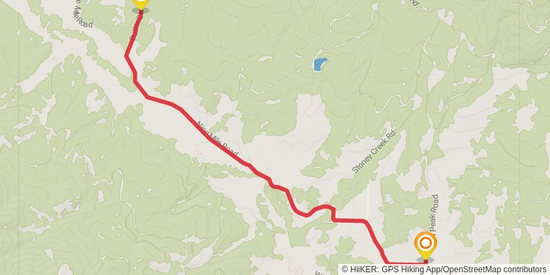 Kreis Pond Red Loop Trail stage 2 Map