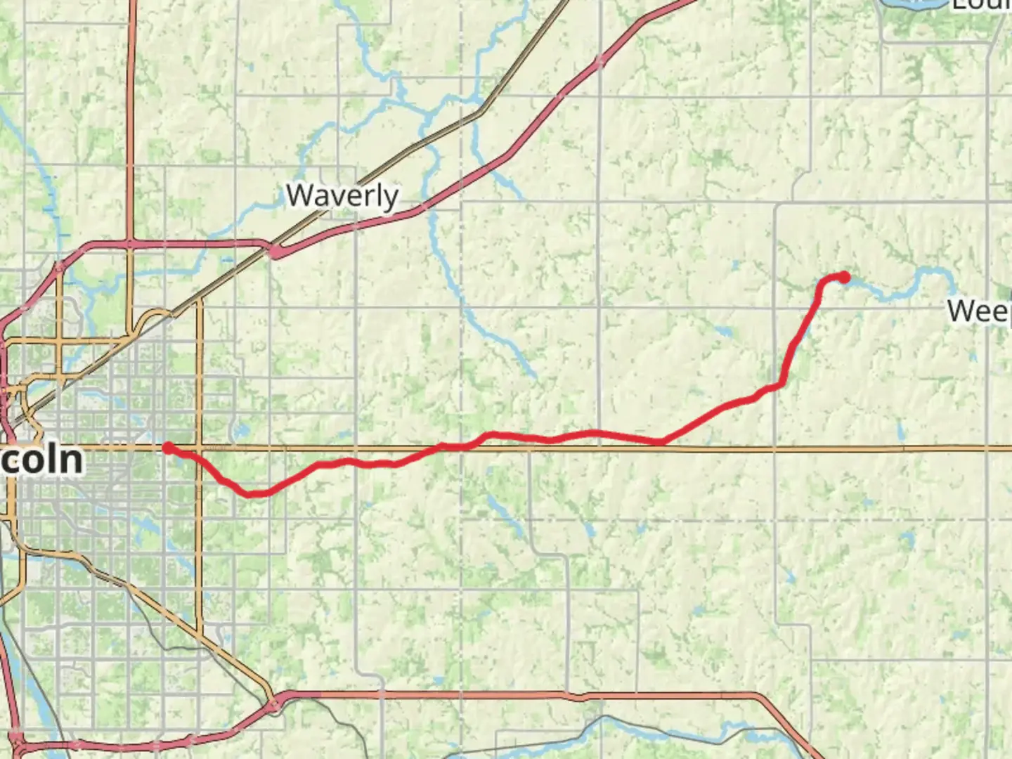 An image depicting the trail MoPac Trail East and its surrounding area.