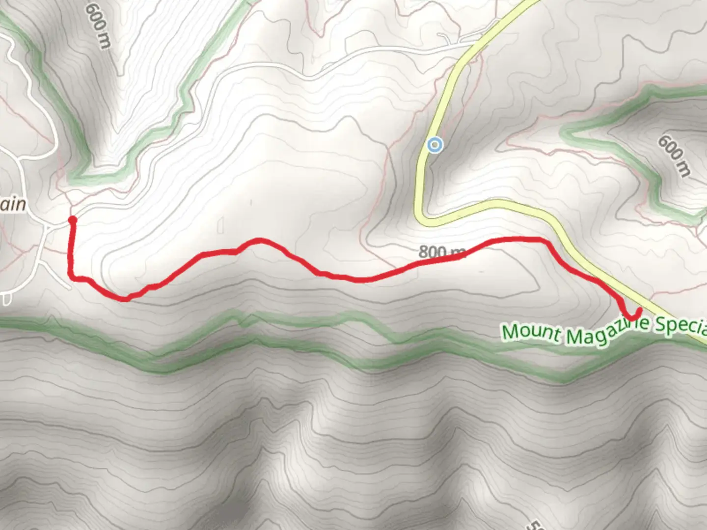An image depicting the trail Mossback Ridge Trail and its surrounding area.
