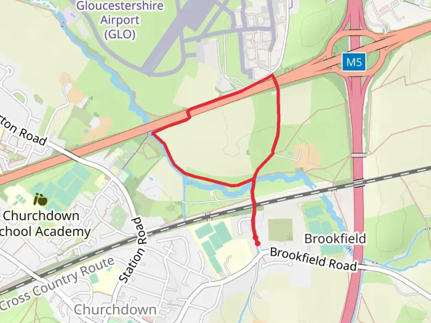 An image depicting the trail Norman's Brook Streamside Loop and its surrounding area.