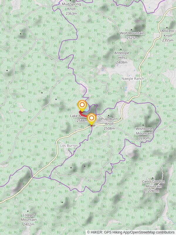 Lake Mountain via Los Burros Trail