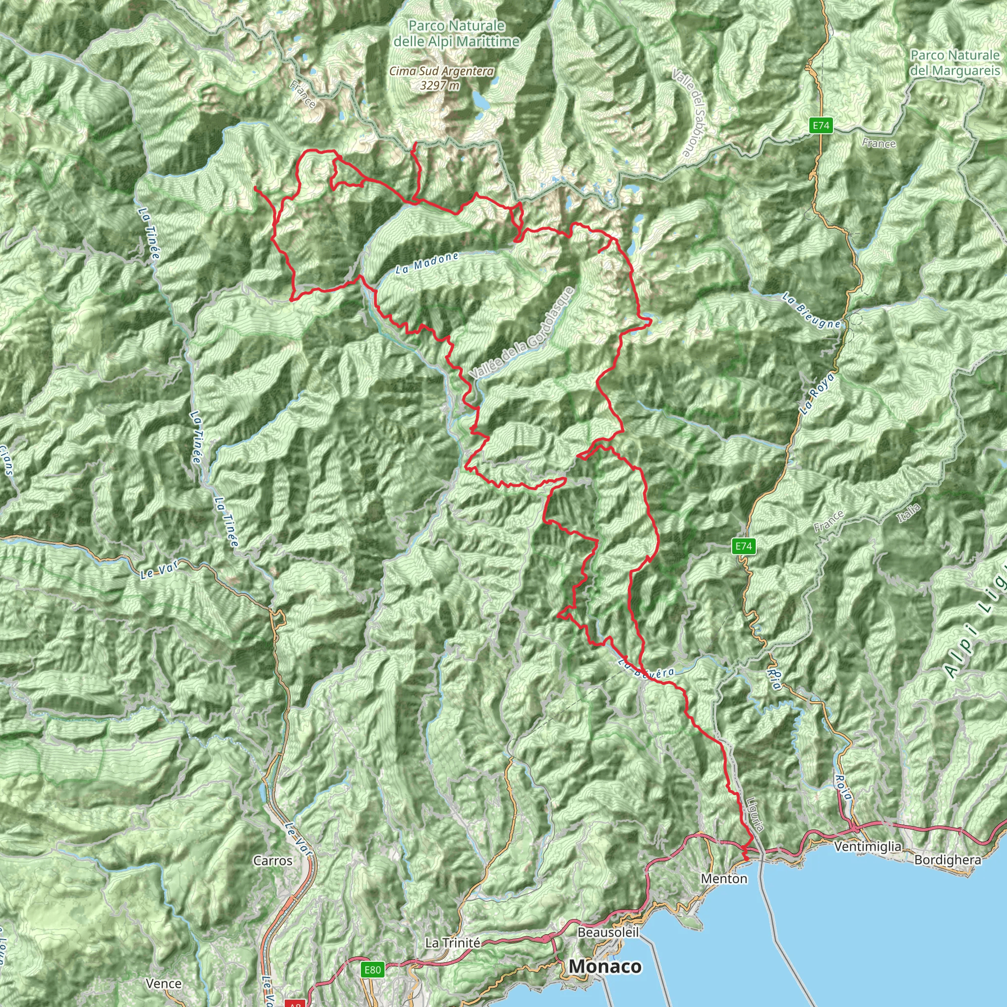 GR 52 mobile static map