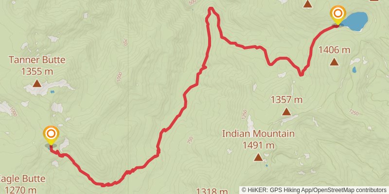 Mark O Hatfield Trail stage 4 Map