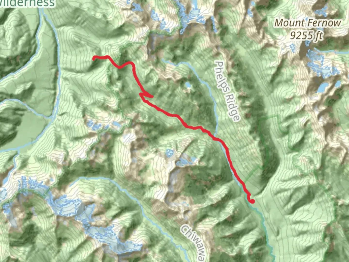 An image depicting the trail Flower Dome via Buck Creek Trail and its surrounding area.