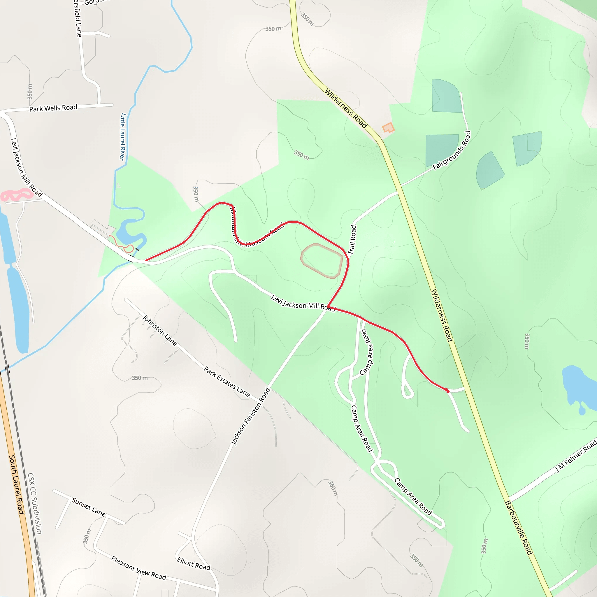 Mountain Life Museum Road Walk mobile static map