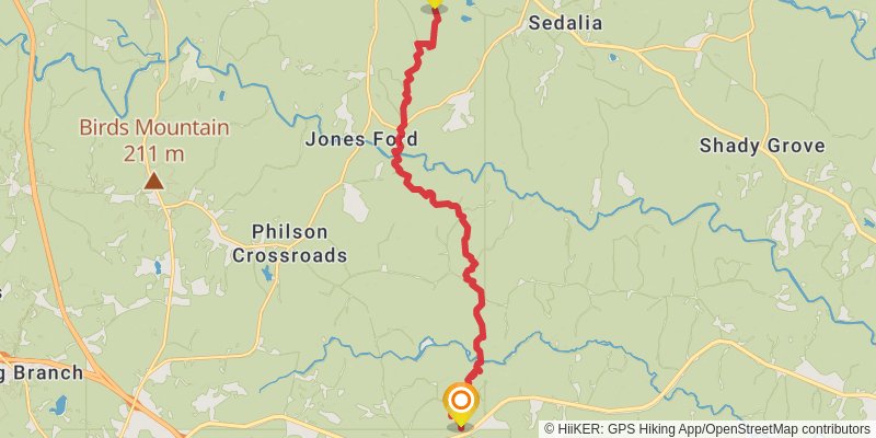 Palmetto Trail - EN stage 3 Map