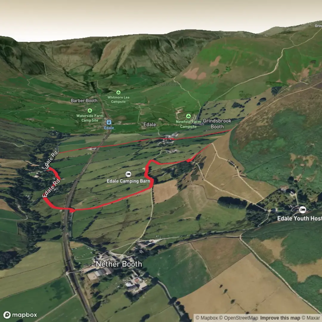 An image depicting the trail Paradise walk and its surrounding area.