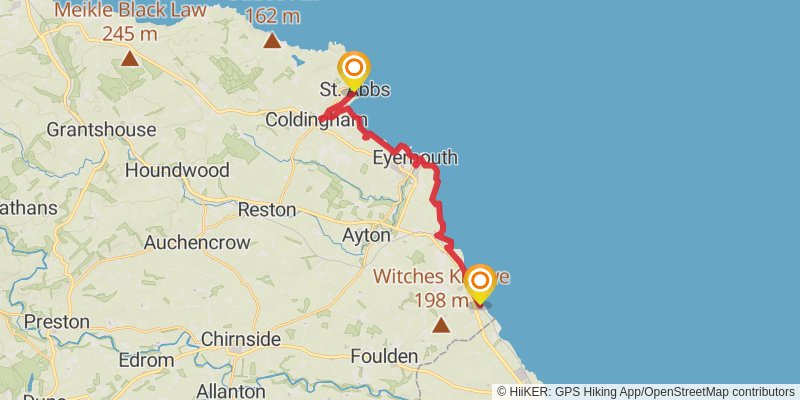 Forth to Farne Way stage 4 Map